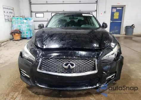 2014 Infiniti Q50 Hybrid Premium z USA, uszkodzony, nr VIN JN1AV7AR2EM700648